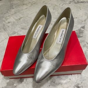 Silver Liz Claiborne Pumps